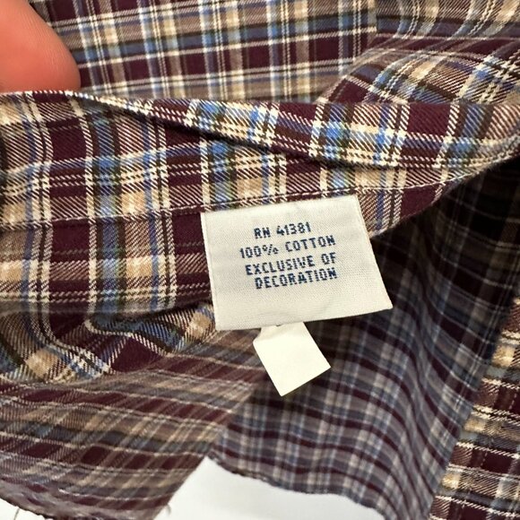 Ralph Lauren Plaid Men’s Button Down Shirt Large - Picture 6 of 7